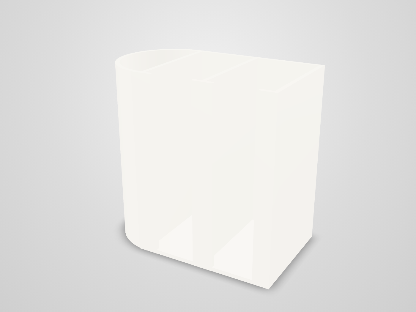 2-Lens 15-day holder, rendered