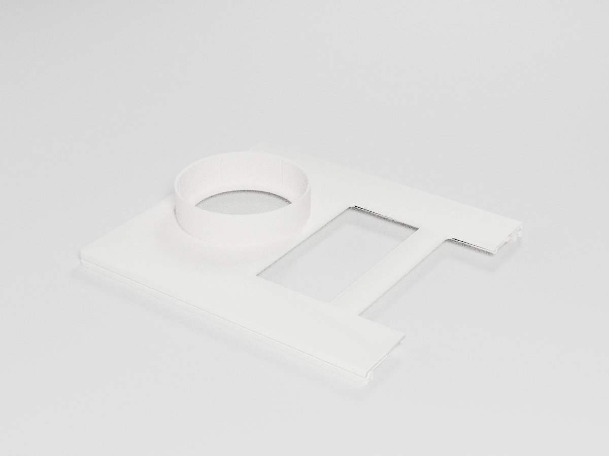 1-Gang mount, render version (preliminary)