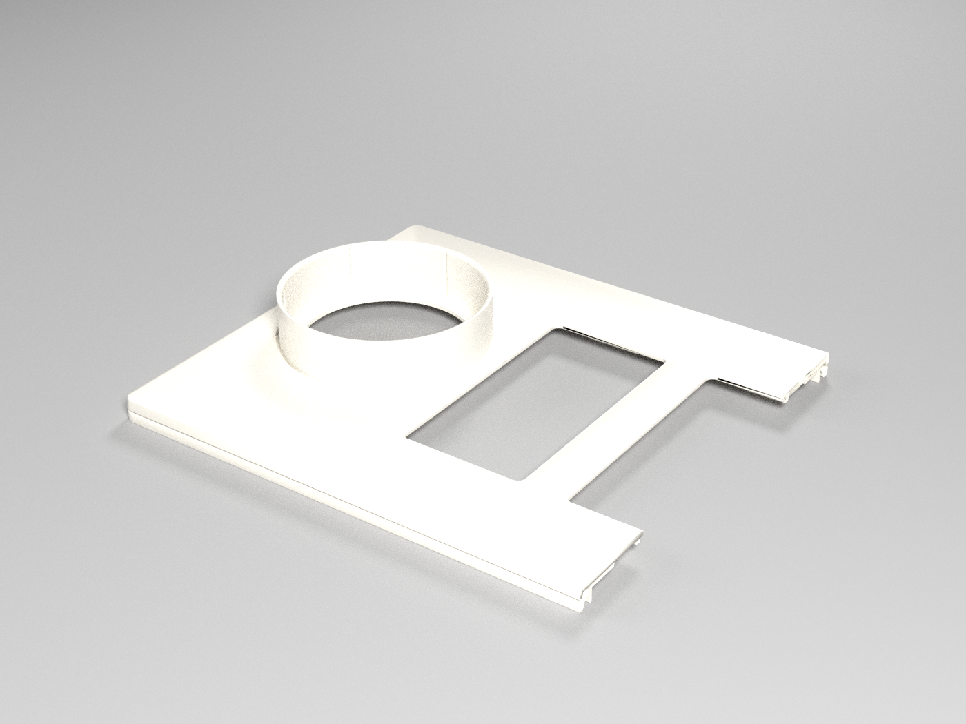 1-Gang mount, photoreal version (preliminary)